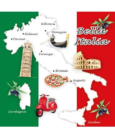 Ambiente Napkins Lunch / Party 33x33cm Bella Italia