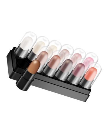 PLAFOPE 12pcs 12 Shadow Box Colored Pencils Eye Shadow Stick Glitter Eyeshadow Stick Plastic