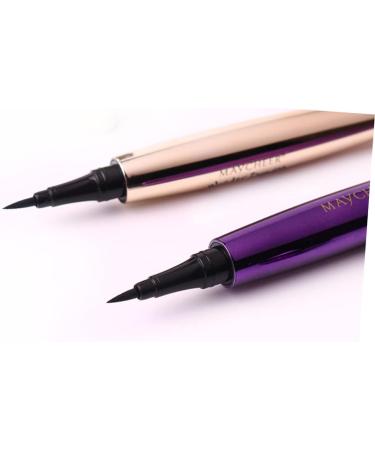 FOYTOKI 2pcs Eyeline Pencil Eye Liner Pencils Liquid Eyeliner Waterproof Eyeliner Pencil Purple - Buy Online on SooperMarket.com