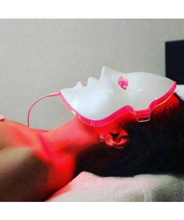 Angel Kiss LED Face Mask Light Therapy - 7 Color Blue & Red Light for Anti-Aging Skin Care | Facial Treatment Photon Mask for Wrinkle Removal & Skin Rejuvenation - Best Gift for Women - Buy Online on SooperMarket.com