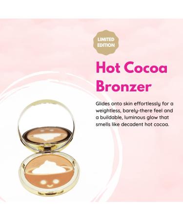 Too Faced Hot Cocoa Bronzer & Lip Gloss Set with Makeup Bag - Christmas Cocoa Lip Gloss & Face Bronzer Combo - Buy Online on SooperMarket.com