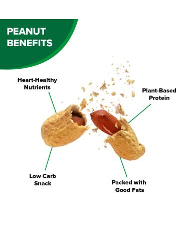 Buy Hampton Farms Jumbo Roasted In-Shell Unsalted Peanuts - 24 oz Bag | All-Natural USA Grown | International Shipping Available - Buy Online on SooperMarket.com