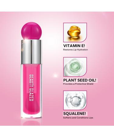 Big Brush Head Lip Gloss Moisturizing & Nourishing Lip Oil Non-Sticky Long Lasting Jelly Liquid Lipsticks Lip Tint Lip Glaze Makeup Gift for Women (# 103) - Buy Online on SooperMarket.com