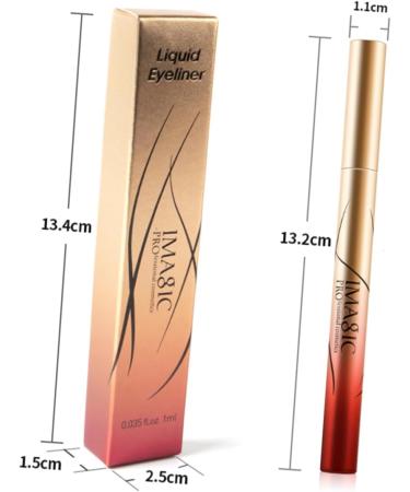 Angoily 1pc Liquid Eyeliner Black Waterproof Eyeliner Black Makeup Waterproof Makeup Tool Quick Dry - Buy Online on SooperMarket.com