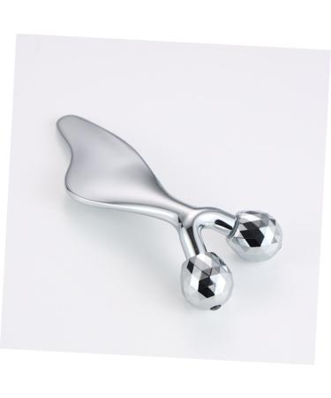 Beavorty 2pcs Dolphin Scraping Board Tools Walker Face Massage Roller Eye Manual Roller for Lady Facial Rollers Face Roller Facial Massaging Tool Stainless Steel Woman Double Head Massager 11.40X4.70X3.00CMx2pcs Silverx2pcs - Buy Online on SooperMarket.com