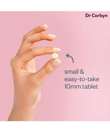Dr Corbyn Black Cohosh 100mg with Magnesium 200mg (360 Tablets) | Menopause Support | High-Strength 1-a-Day Black Cohosh & Magnesium Tablets | Vegan & UK Made 360 Count (Pack of 1) - Buy Online on SooperMarket.com