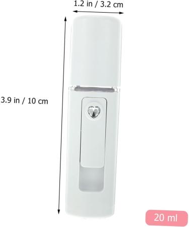 HAPINARY Nanometer Sprayer Facial Water Sprayer Handheld Facial Mister Facial Sprayer Mini Face Mister White - Buy Online on SooperMarket.com