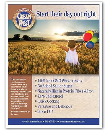 Cream of the West 100% Natural Roasted 7-Grain Hot Cereal - 18 oz. Box (Pack of 3) - Buy Online on SooperMarket.com