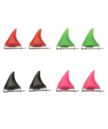 Halloween Hair Clips for Women Devil Horn Clips for Party Cosplay Accessories for Girls Colorful Hair Barrettes 4 Pairs