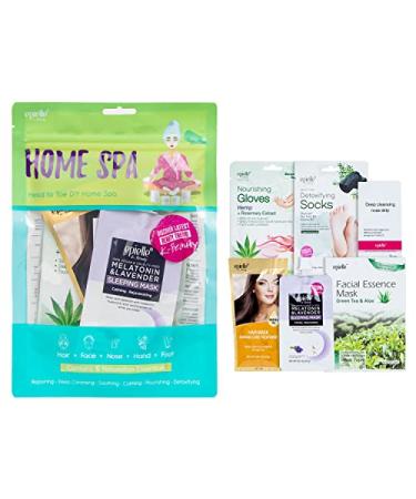 Skincare Beauty Kit | Korean Beauty | 6 Items Included | Gift set for women, Spa Gift for women, Stocking Stuffers (Home Spa Kit)