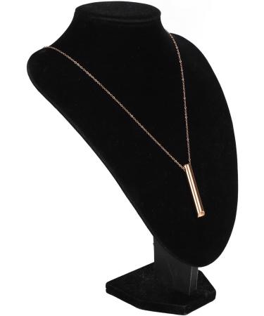 Mindful Breathing Necklace Necklace Stainless Steel Reduces Stress Portable Anxiety Whistle for Women and Men Mindfulness Deep Tool Relief Relaxation Meditation Calming Down Panic Attack(Rose Gold) - Buy Online on SooperMarket.com