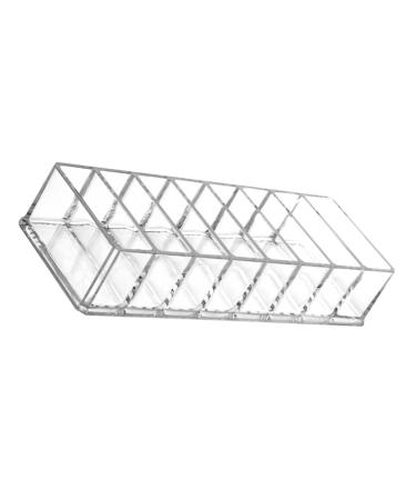 Angoily Box Makeup Storage Box Lipstick Holder Highlighter Organizer Cosmetics Rack Blush Display Stand