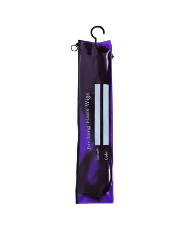 Lesunbak Wig Holder For Multiple Wigs - Hair Extension Holder - Extra Long Wig Holder Storage Space-Saving Design Home Use For Must-have Purple