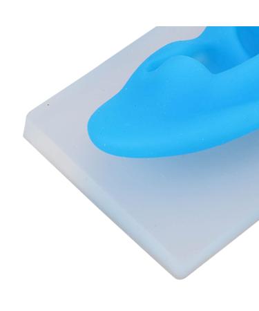 Silicone Left Ear Piercing Model - Flexible & Durable Teaching Tool with Transparent Base - Buy Online on SooperMarket.com