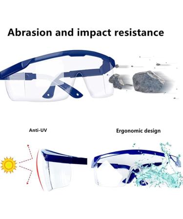 Juhonnz Protective Glasses - Anti-Fog Safety Eyewear for Adults & Kids | 2 Pairs PC Glasses for Outdoor Activities - Buy Online on SooperMarket.com