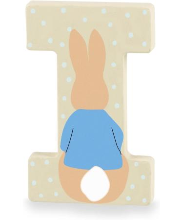 Peter Rabbit Wooden Letter I by Orange Tree Toys - Personalized Baby Name Decor for Nursery, Toy Box, Door, Wall - Alphabet Animal Letter for Boys and Girls Room - Buy Online on SooperMarket.com