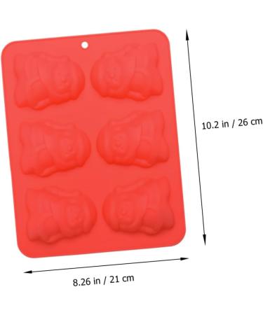 KICHOUSE Christmas Decor Christmas Baking Molds Silicone Molds Ice Cubes Chocolate Pastry Mould Cake Mold Mousse Mold Fudge - Buy Online on SooperMarket.com