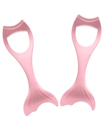 WOFASHPURET 2pcs Mascara Brush Makeup Eyeliner Lash Tool Eyelash Makeup Tool Eyeliner Stencil Aids Make up Girl