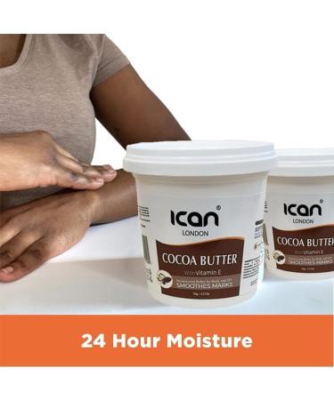 ican London Cocoa Butter With Vitamin E 24hr Moisturizing Smoothes Marks & DIY Use 125g - Buy Online on SooperMarket.com