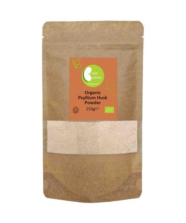 Organic Psyllium Husk Powder - Certified Organic- by Busy Beans Organic (250g)