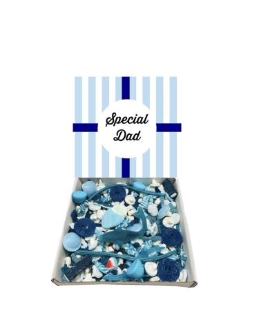 Fathers Day Special Dad Pick n Mix 1Kg Blue Sweet Selection Box Sweet Hamper Birthday Present