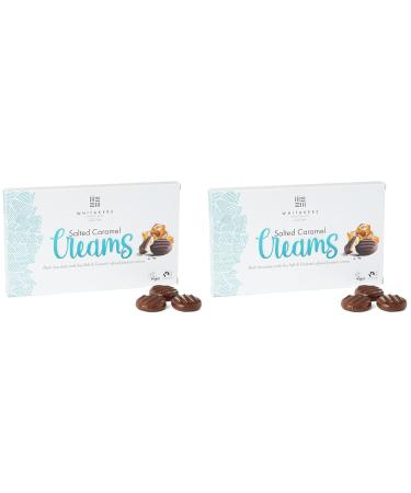 Whitakers Salted Caramel Creams Fairtrade Vegan 0.15 kg (Pack of 2) 150 g (Pack of 2)