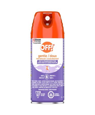 OFF Gentle DEET Free Insect and Mosquito Repellent Bug Spray for Camping Bug Repellent Safe for Clothing 142 g (Packaging May Vary)