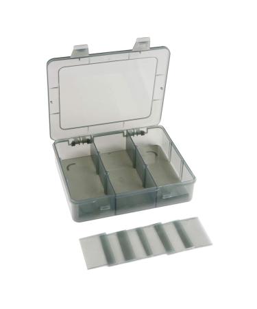 Upgrade 9 Grids Plastic Organizer Box with Dividers, Craft Organizer, Plastic Jewelry Organizer Box, Small Parts Container, Box Organizer with Dividers for Beads, Earring, Rings, Buttons and so on 9 Grids 1 Pack
