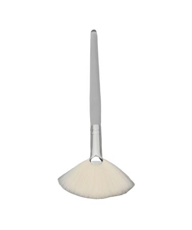 Facial Brushes Fan Mask Brushes Soft Facial Applicator Transparent Handle Cosmetic Flat Facial Brush for Beauty Home Salon Large