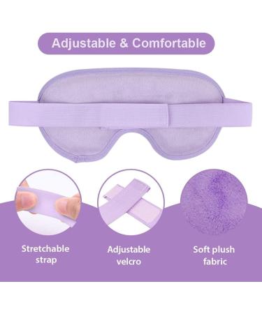 NEWGO Cooling Eye Mask - Reusable Hot/Cold Gel Therapy for Puffy Eyes, Migraine, Dark Circles, Dry Eyes, Sinus Pain - Purple - Buy Online on SooperMarket.com