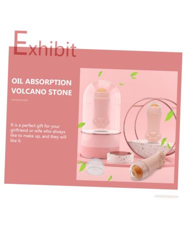 NOLITOY Volcanic Stone Oil-Absorbing Ball Massager | Facial Skincare Tool for Oil Control | Pink Volcano Rock Cleaning Tool - Buy Online on SooperMarket.com