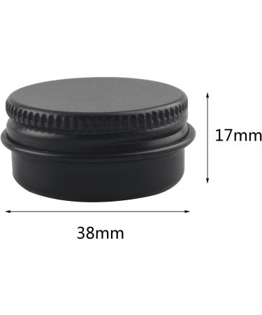 Buy BasicPacking 24 Pack 10ml Matte Black Aluminum Cans - Screw Lid Ideal for Creams Candles & Cosmetics | International Shipping Available - Buy Online on SooperMarket.com
