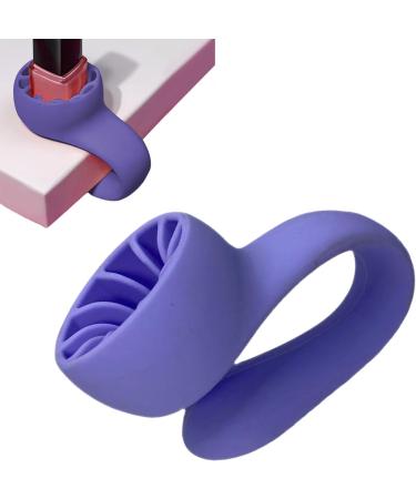 Shitafe Nail Polish Bottle Holder Wearable Wearable Manicure Display Tools - Strong Grip Airlock Suction Silicone Nail Polish Holder For Nail Art Salon Design Violet - Buy Online on SooperMarket.com