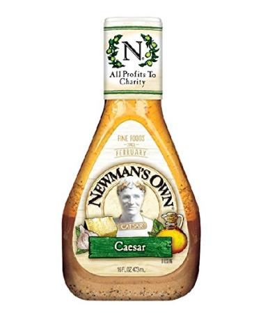 Newman's Own Salad Dressing Caesar, 16-Ounce (Pack of 3)