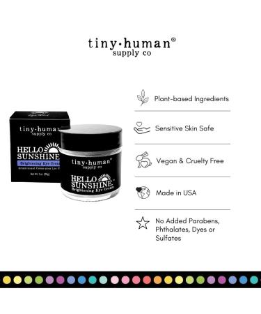 Hello Sunshine Brightening Eye Cream - Natural Anti-Aging Treatment for Puffy Eyes, Fine Lines, and Wrinkles - Buy Online on SooperMarket.com