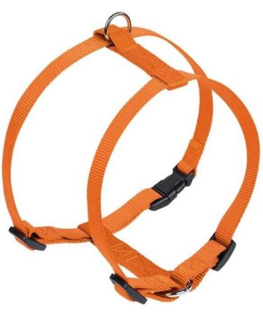 Nobby Classic Orange Harness for Dogs - Adjustable 70-90 cm 25 mm Width - Durable & Comfortable - Buy Online on SooperMarket.com