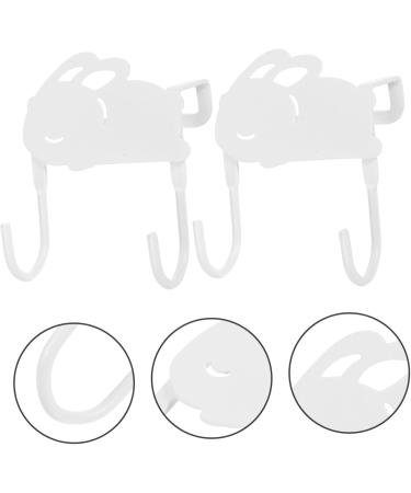 WOONEKY Clothes Hanger 2pcs Shape Rabbit Hangers Towel Hanger The Bedroom Room Rack Coat Hooks Over Kitchen Clothes Living - Buy Online on SooperMarket.com