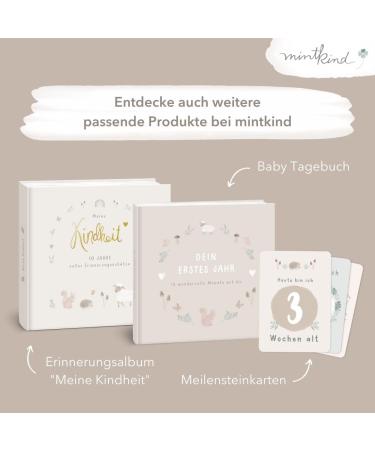 Mintkind Memory Book - My Communion Wald-Design | Personalized Communion Gift for Girls & Boys | Customizable Photo Album | Perfect Communion Memory Album - Buy Online on SooperMarket.com