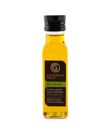 Cotswold Gold Basil Infused Rapeseed Oil 100 ml Basil Infused 100 ml (Pack of 1)