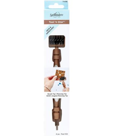 Spellbinders T-016 New n One Multi-Purpose Craft Tool - White & Bronze - Buy Online on SooperMarket.com