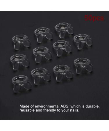 Nail Card Rings - Dekaim 50pcs Flower/Butterfly Gel Color Display Tool Set (01#Butterfly + Clear) - International Shipping Available - Buy Online on SooperMarket.com