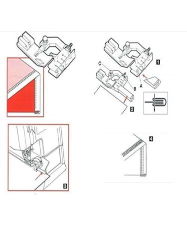 HONEYSEW Adjustable Bias Binder Foot for Singer, Brother, Janome, Toyota & More Sewing Machines - Buy Online on SooperMarket.com
