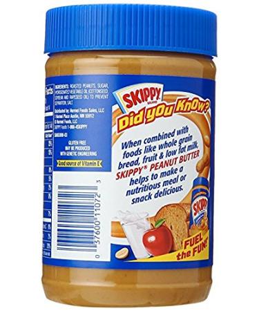 Skippy Super Chunky Peanut Butter 16.3 oz - Pack of 2 | Creamy & Delicious - Buy Online on SooperMarket.com