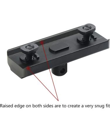 Xaegistac MLOK Bipod Adapter Mount - MLOK Sling Stud - 4 T-Nuts, 4 Screws, 1 Wrench - Buy Online on SooperMarket.com