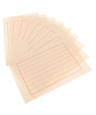 EXCEART 50 Sheets Rice Paper Japanese Stationary Raw Xuan Paper Calligraphy Paper for Practice China Pen As Shown 29x19cm