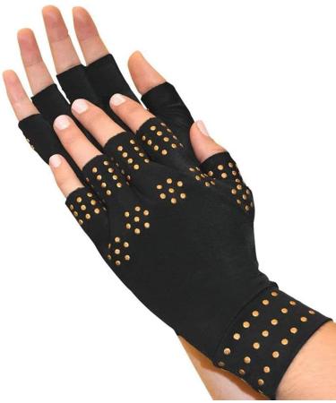 tesrgre Fingerless Compression Arthritis Pain Relief Support Magnetic Therapy Glove - Buy Online on SooperMarket.com
