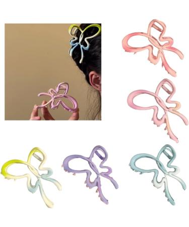 Limtula Lovely Hair Claw Hollowed out Butterfly Shape Hair Clip for Woman Camping Ponytail Hair Delicate Jaw Clip for Girl Green - Buy Online on SooperMarket.com