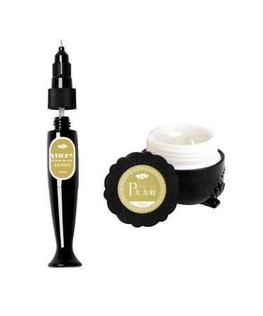 FOMIYES 2 Sets Nail Paste Gel Nails Gel Scrpbooking Glue Stick Nail Art Extension Builder Nail Drill Glue Nail Gem Glue Filling Glue Pen Nail Accessories Second Generation Manicure - Buy Online on SooperMarket.com