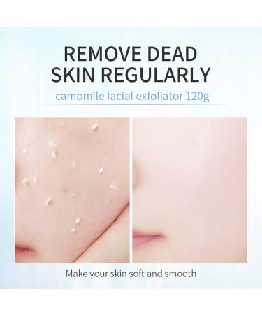 Camomile Face Exfoliator Gel Scrub Gentle Body & Facial Peeling for Deep Pore Cleansing | Smooth & Tender Skin - Buy Online on SooperMarket.com