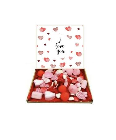 Fathers Day I Love You Gift Pick n Mix 300g Sweets Selection Box Sweet Hamper Present Haribo lovehearts chocolate Valentines Day Birthday